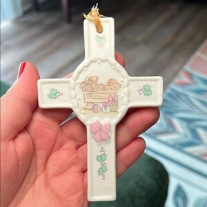 ENESCO Precious Moments 1991 Crucifix Love is the Best Gift of All Wall Cross